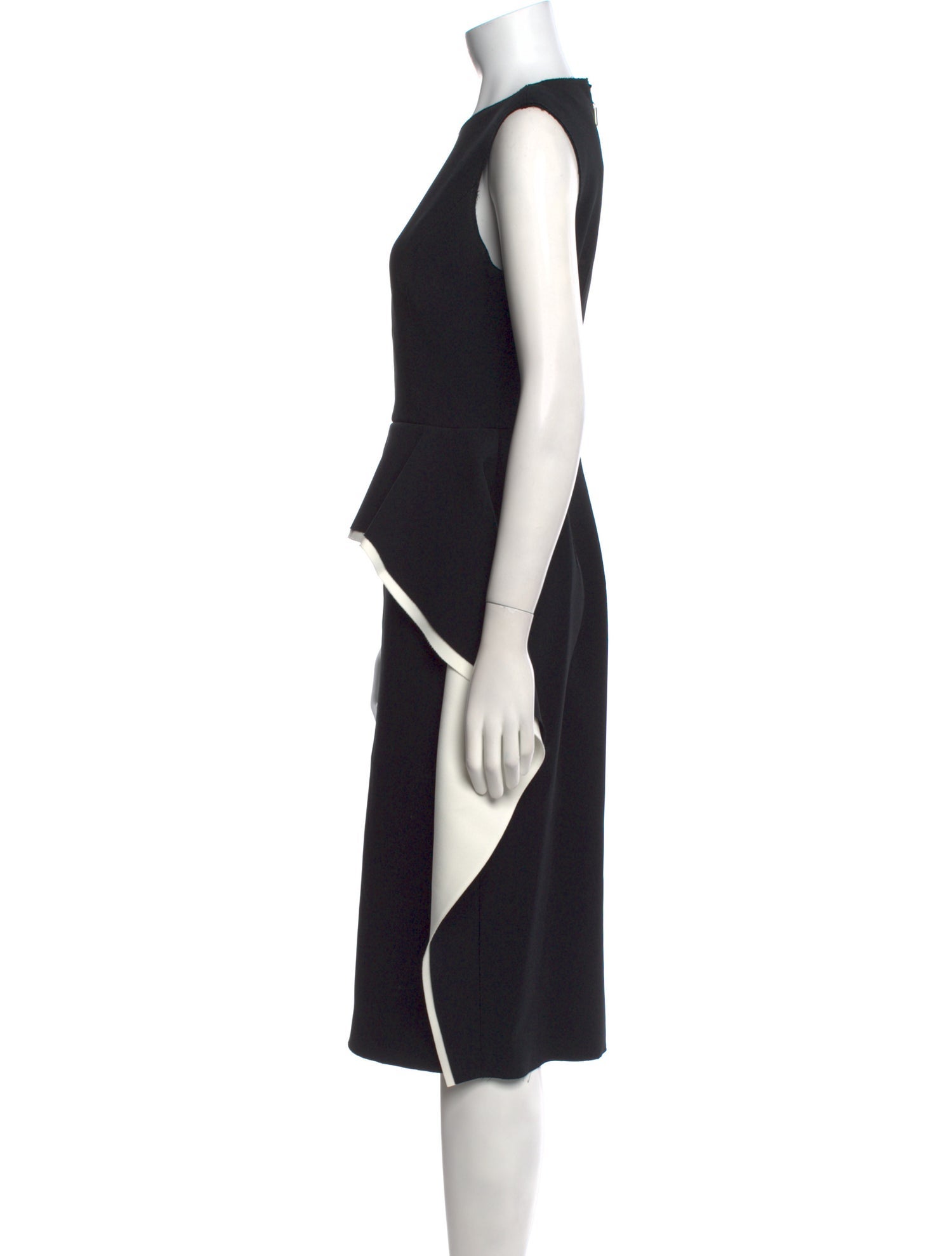 Jason Wu Collection Crew Neck Midi Length Dress