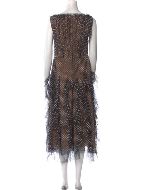 Jason Wu Collection Printed Midi Length Dress