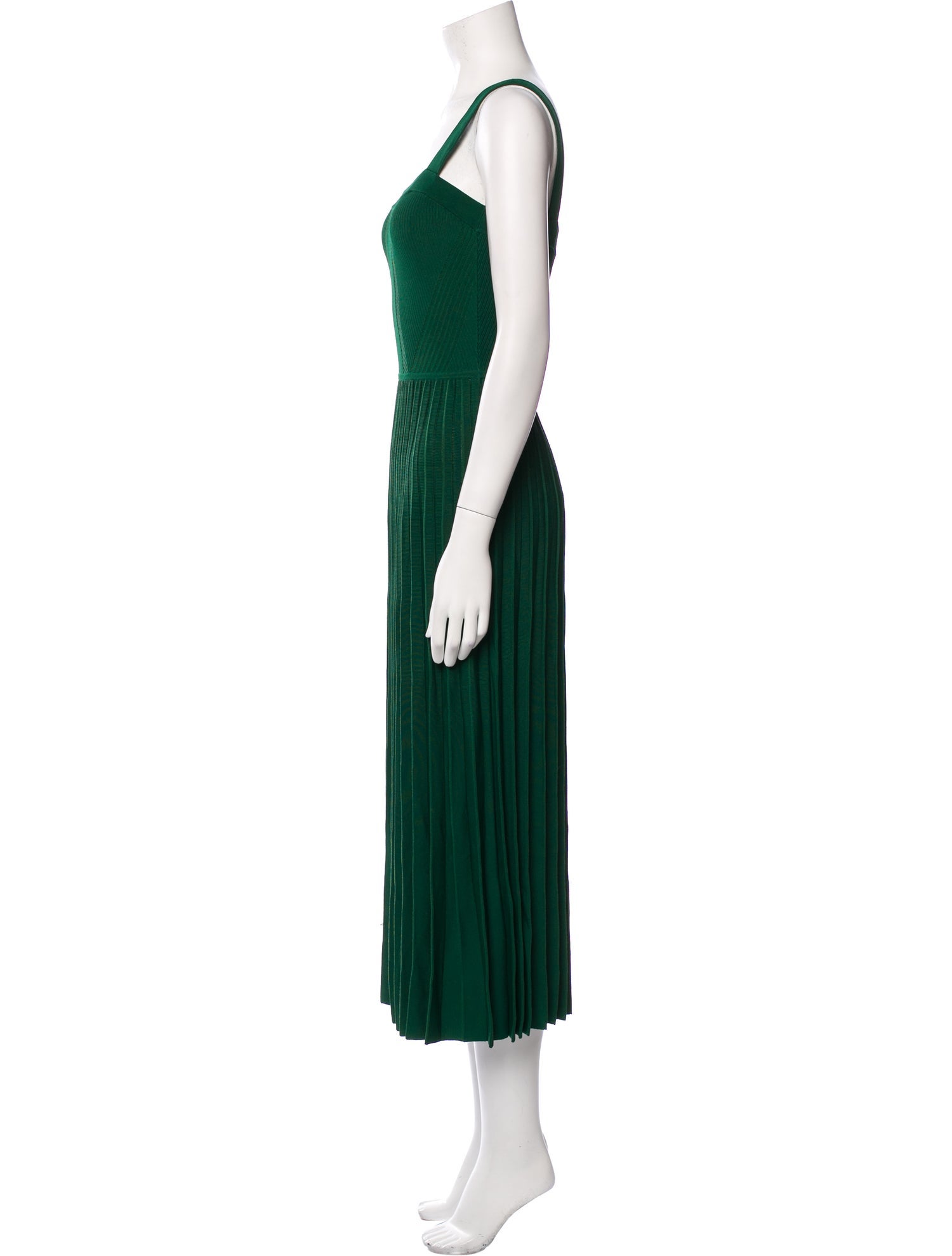 Jason Wu Collection Square Neckline Midi Length Dress