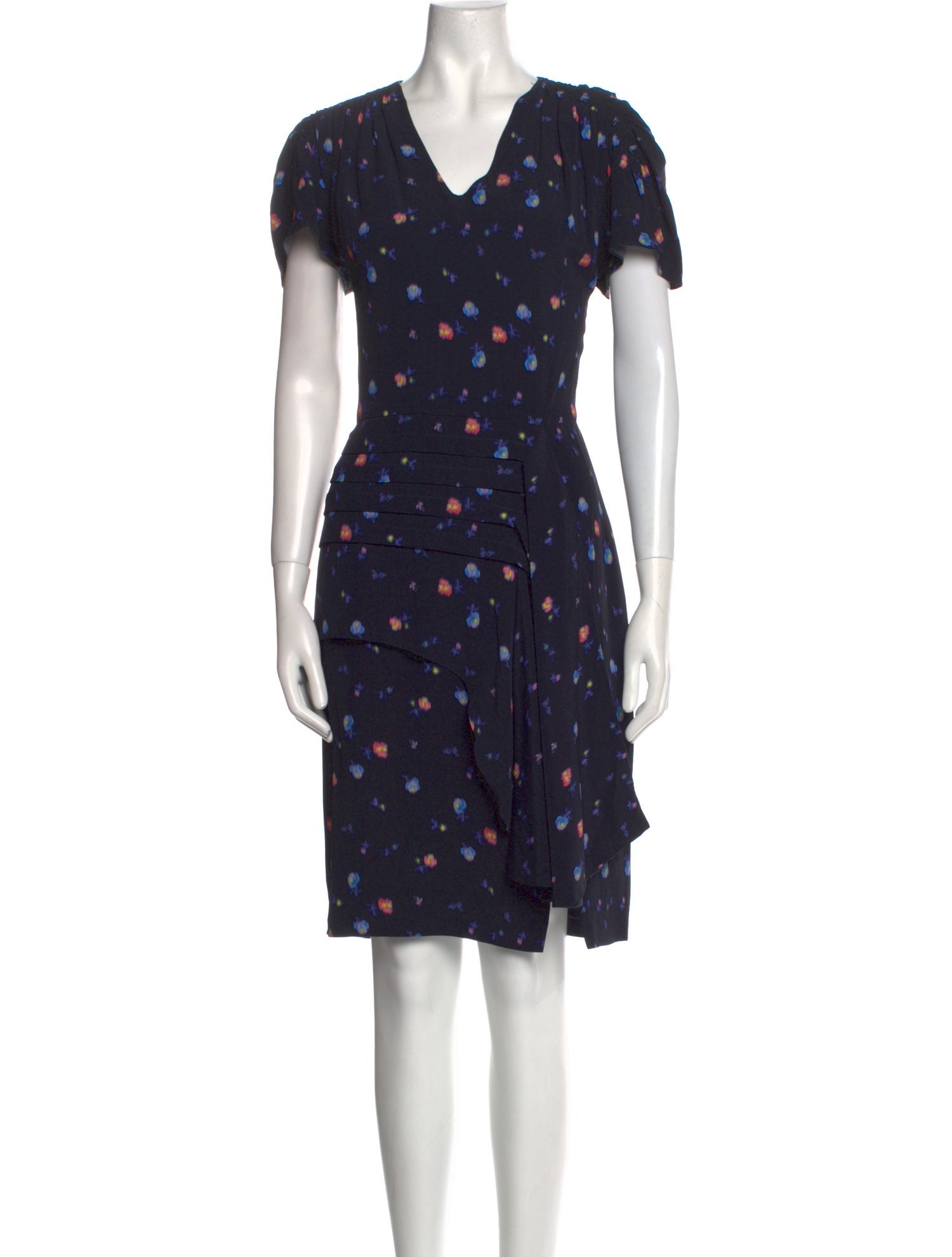 Jason Wu Collection Floral Print Knee-Length Dress