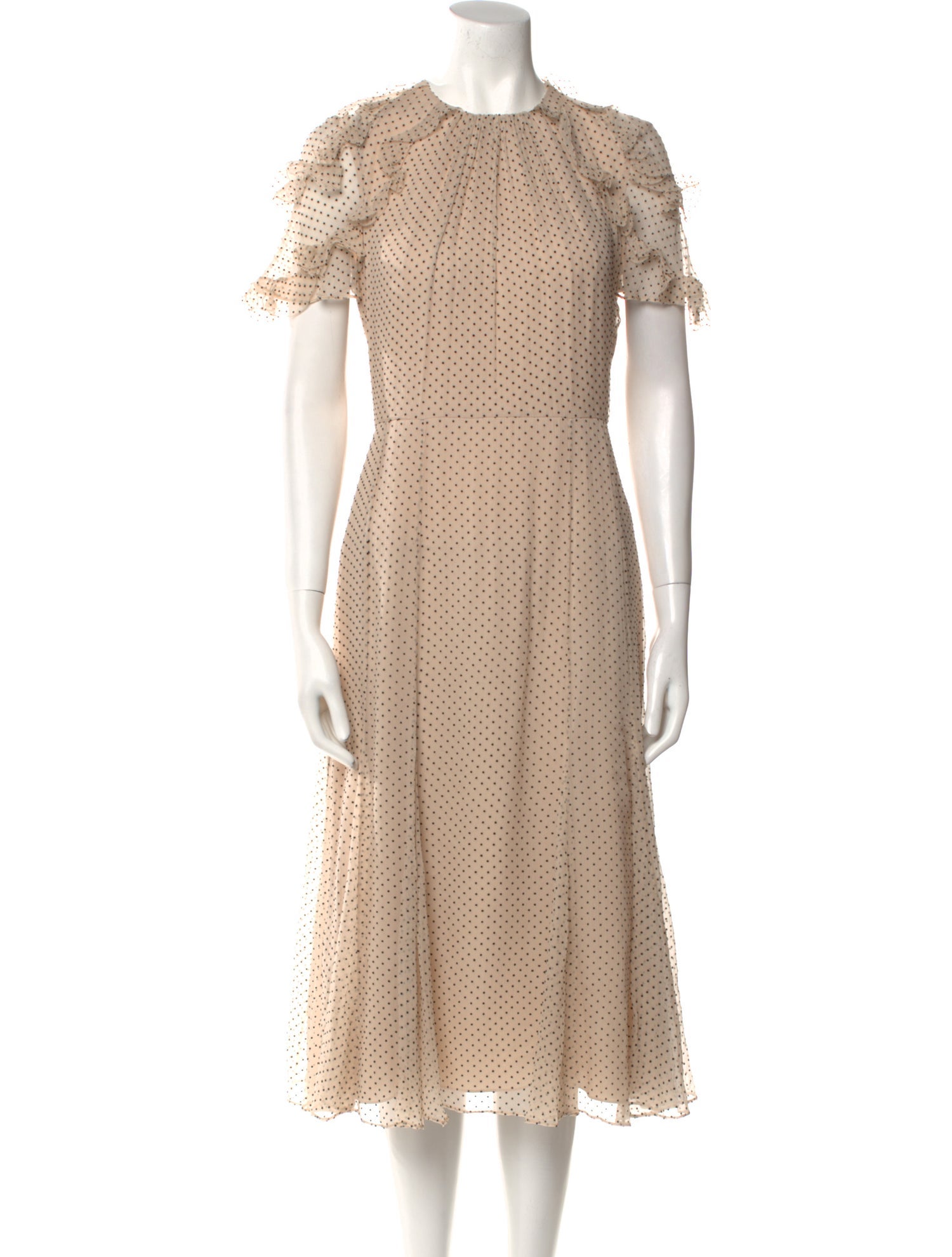 Jason Wu Collection Silk Midi Length Dress