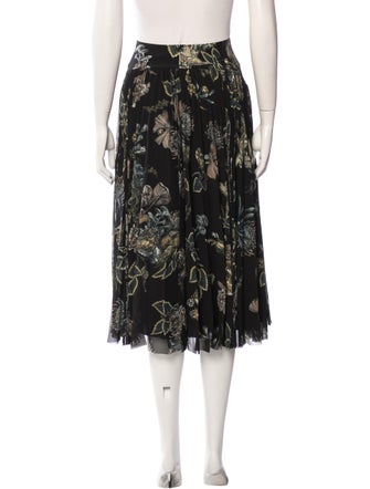 Jason Wu Collection Floral Print Knee-Length Skirt