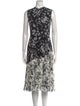Jason Wu Collection Printed Midi Length Dress