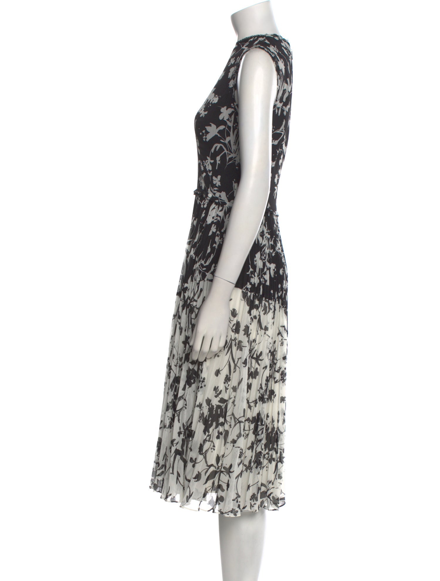 Jason Wu Collection Printed Midi Length Dress
