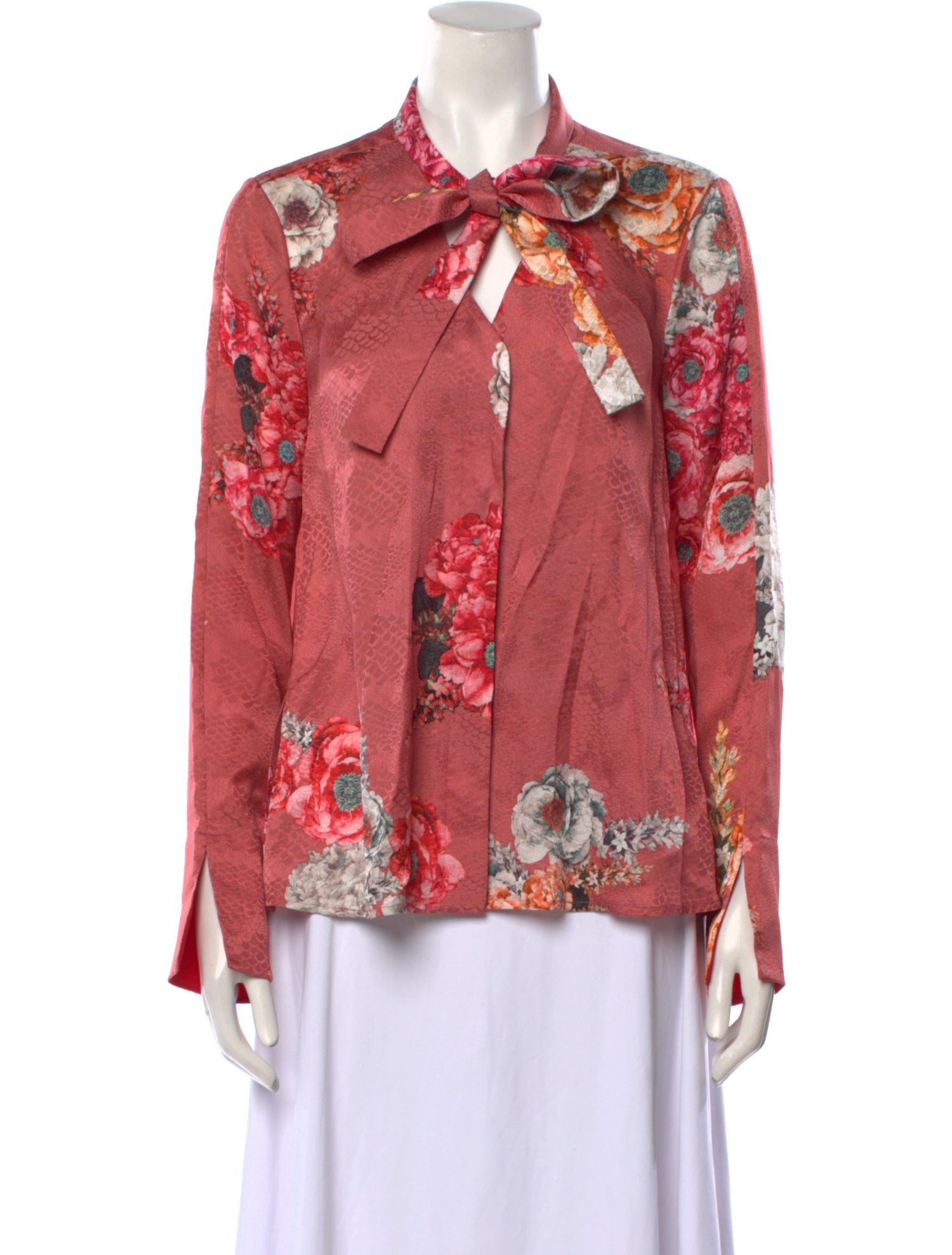 Jason Wu Collection Silk Floral Print Blouse