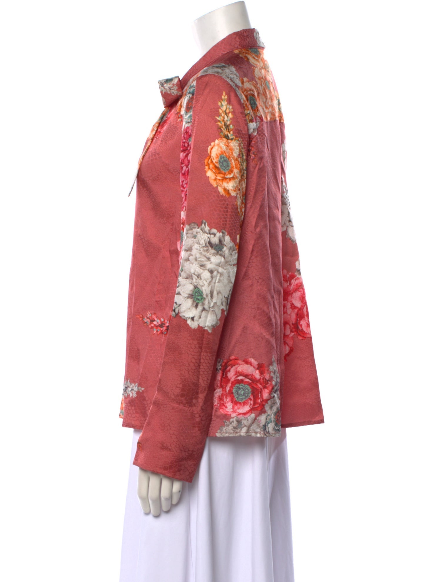 Jason Wu Collection Silk Floral Print Blouse