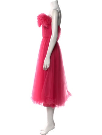 Jason Wu Collection Off-The-Shoulder Midi Length Dress