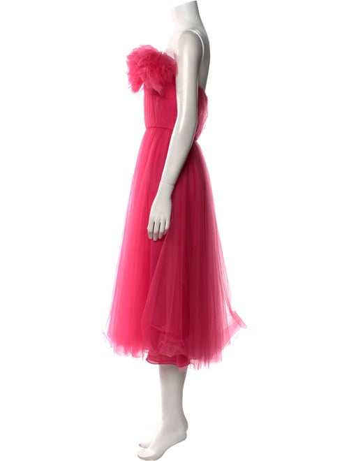 Jason Wu Collection Off-The-Shoulder Midi Length Dress