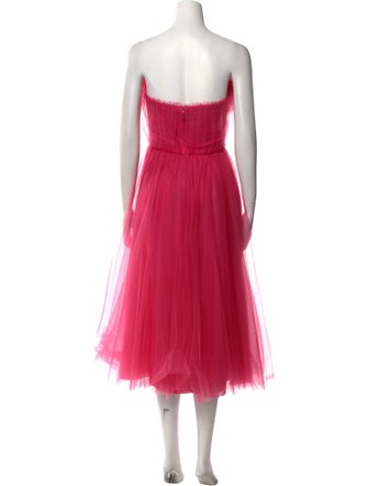 Jason Wu Collection Off-The-Shoulder Midi Length Dress