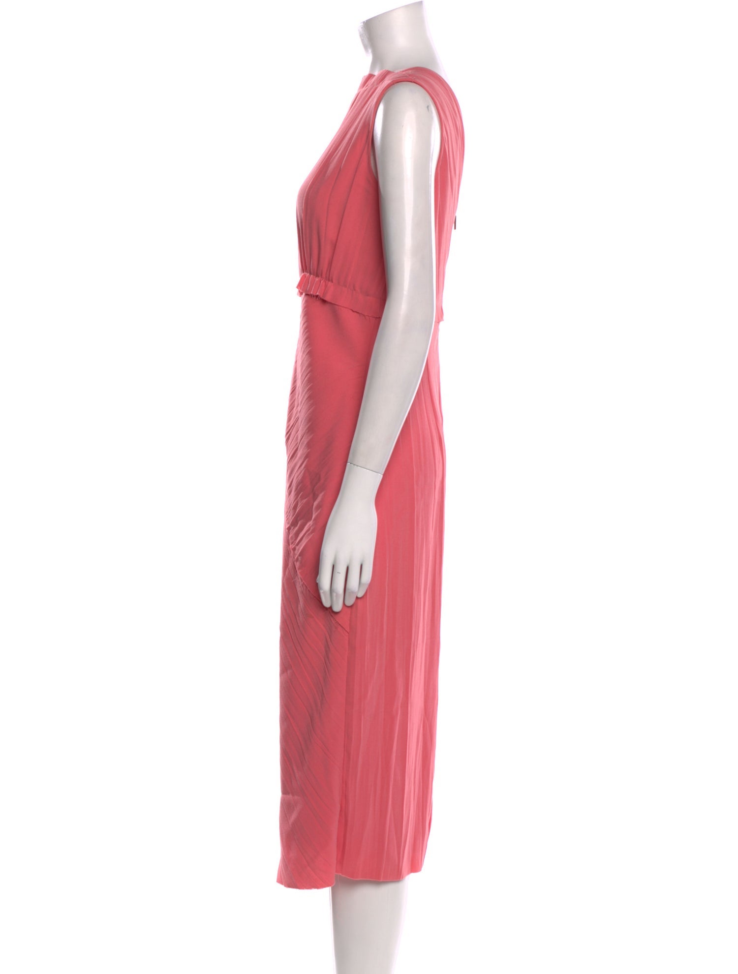 Jason Wu Collection Bateau Neckline Midi Length Dress