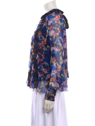 Jason Wu Collection Silk Printed Blouse