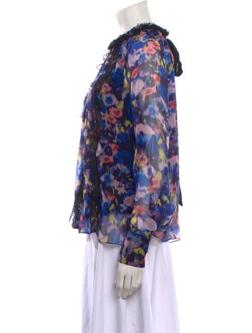 Jason Wu Collection Silk Printed Blouse