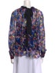 Jason Wu Collection Silk Printed Blouse