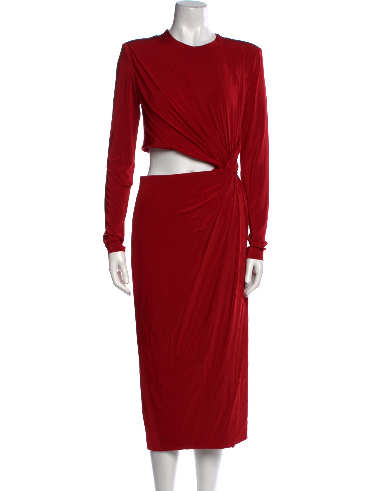 Jason Wu Collection Crew Neck Midi Length Dress