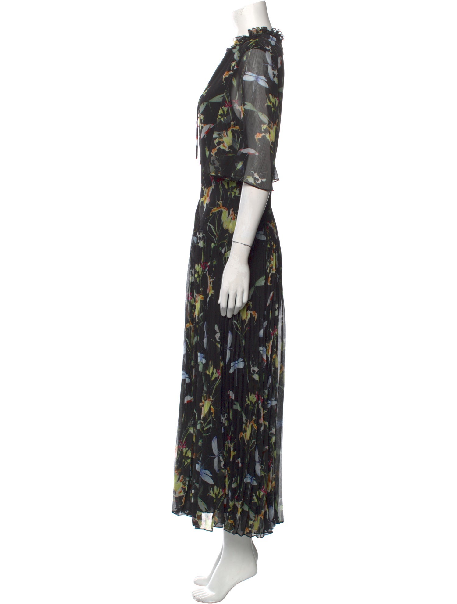 Jason Wu Collection Floral Print Long Dress