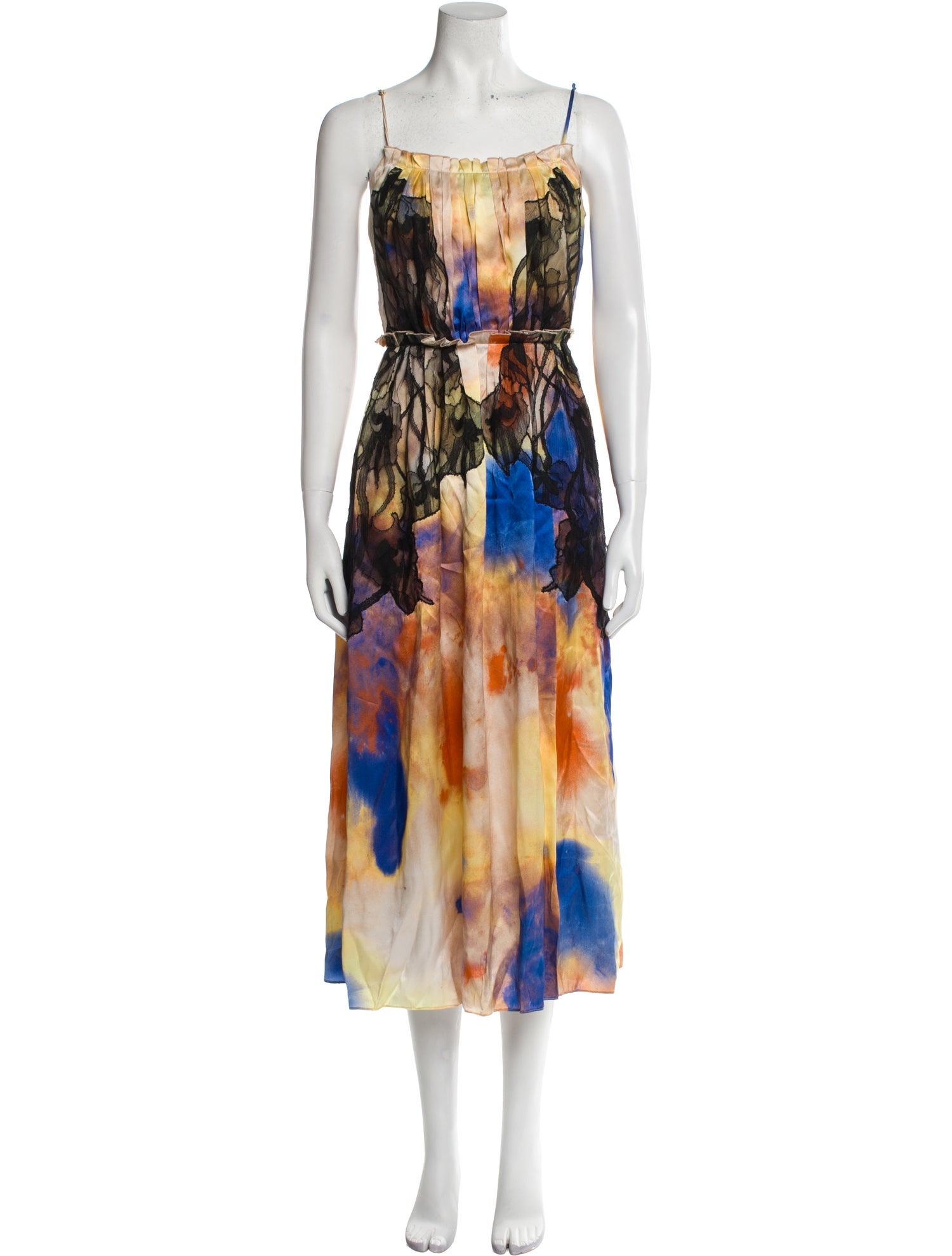 Jason Wu Collection Silk Midi Length Dress