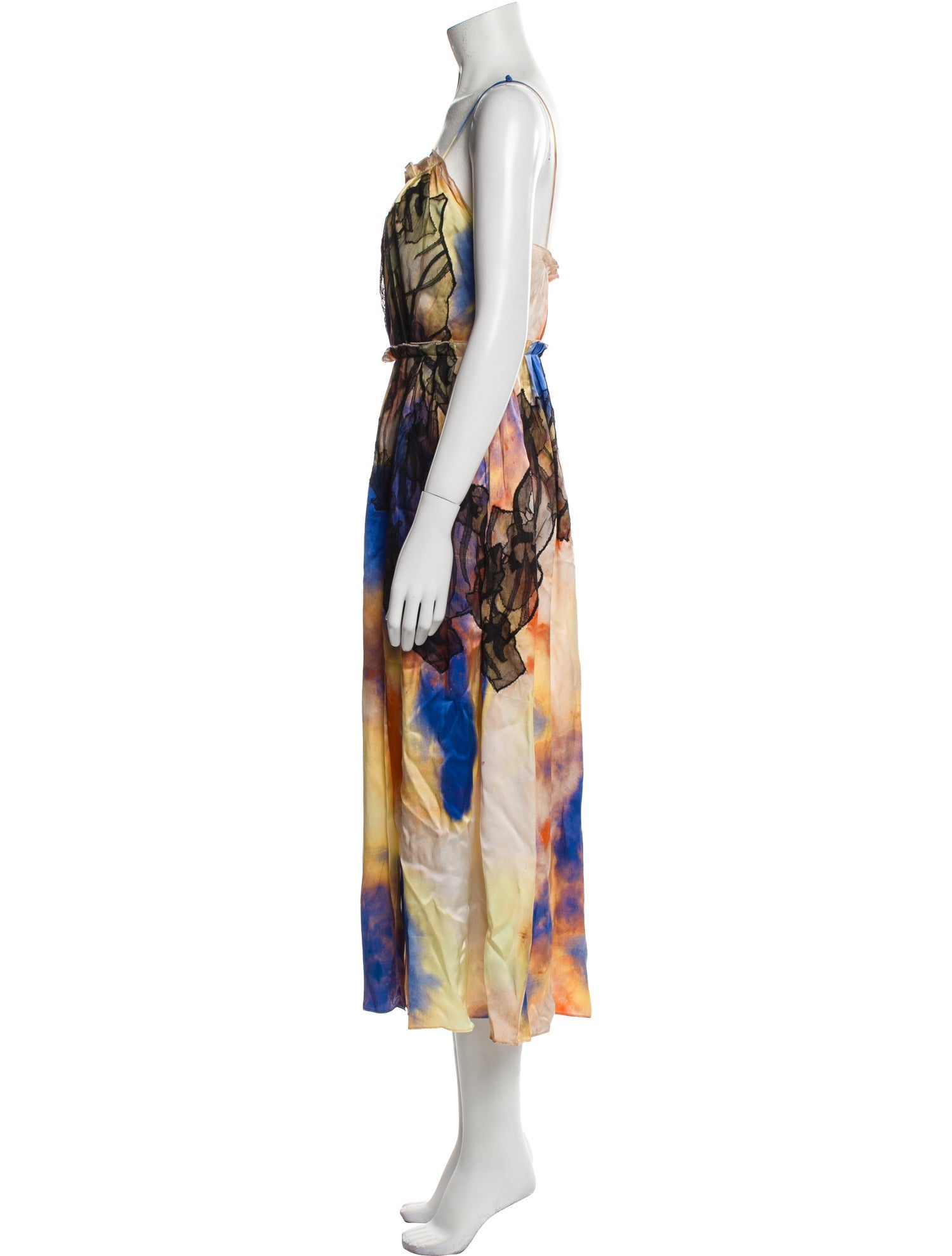 Jason Wu Collection Silk Midi Length Dress