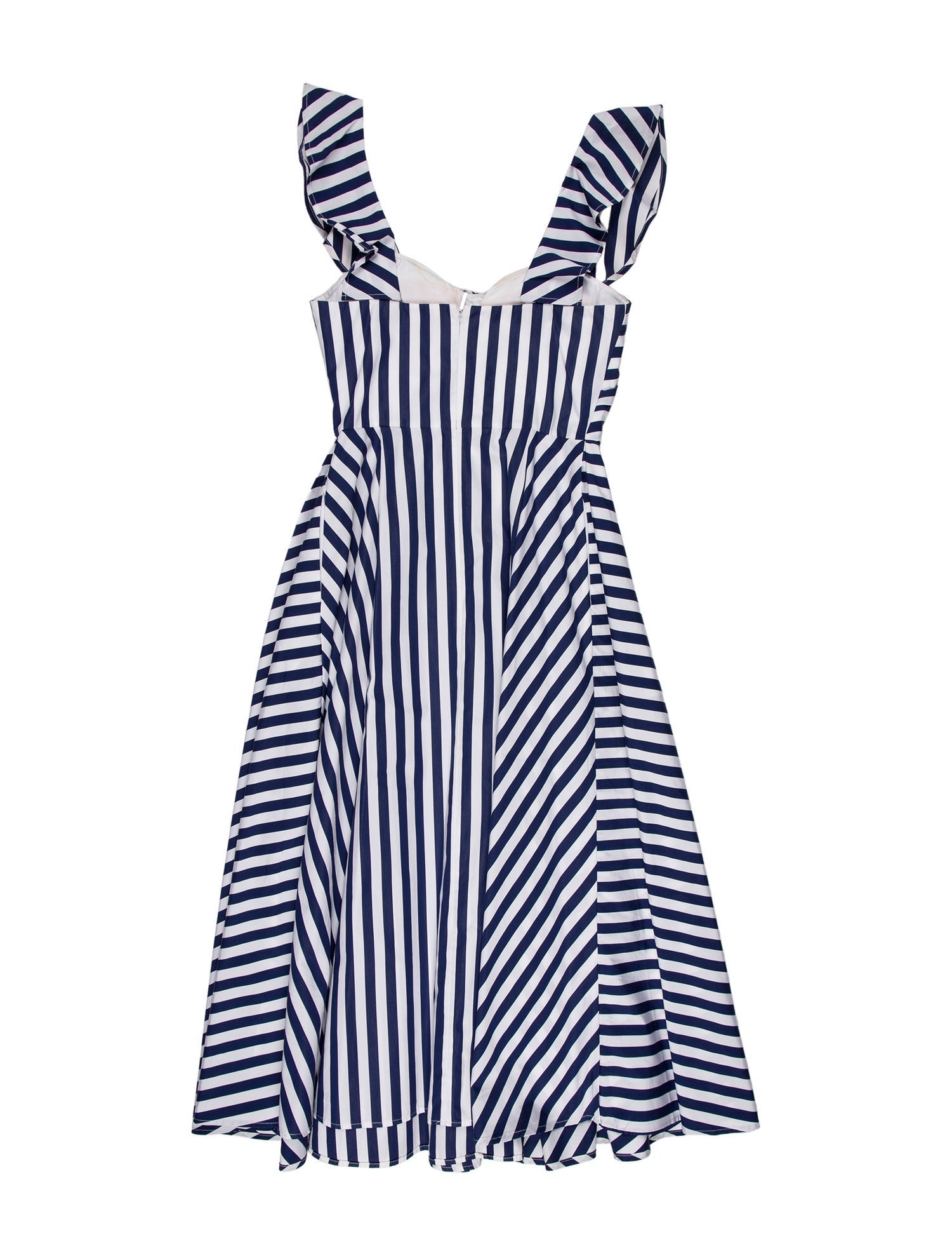 Jason Wu Collection Striped Midi Length Dress