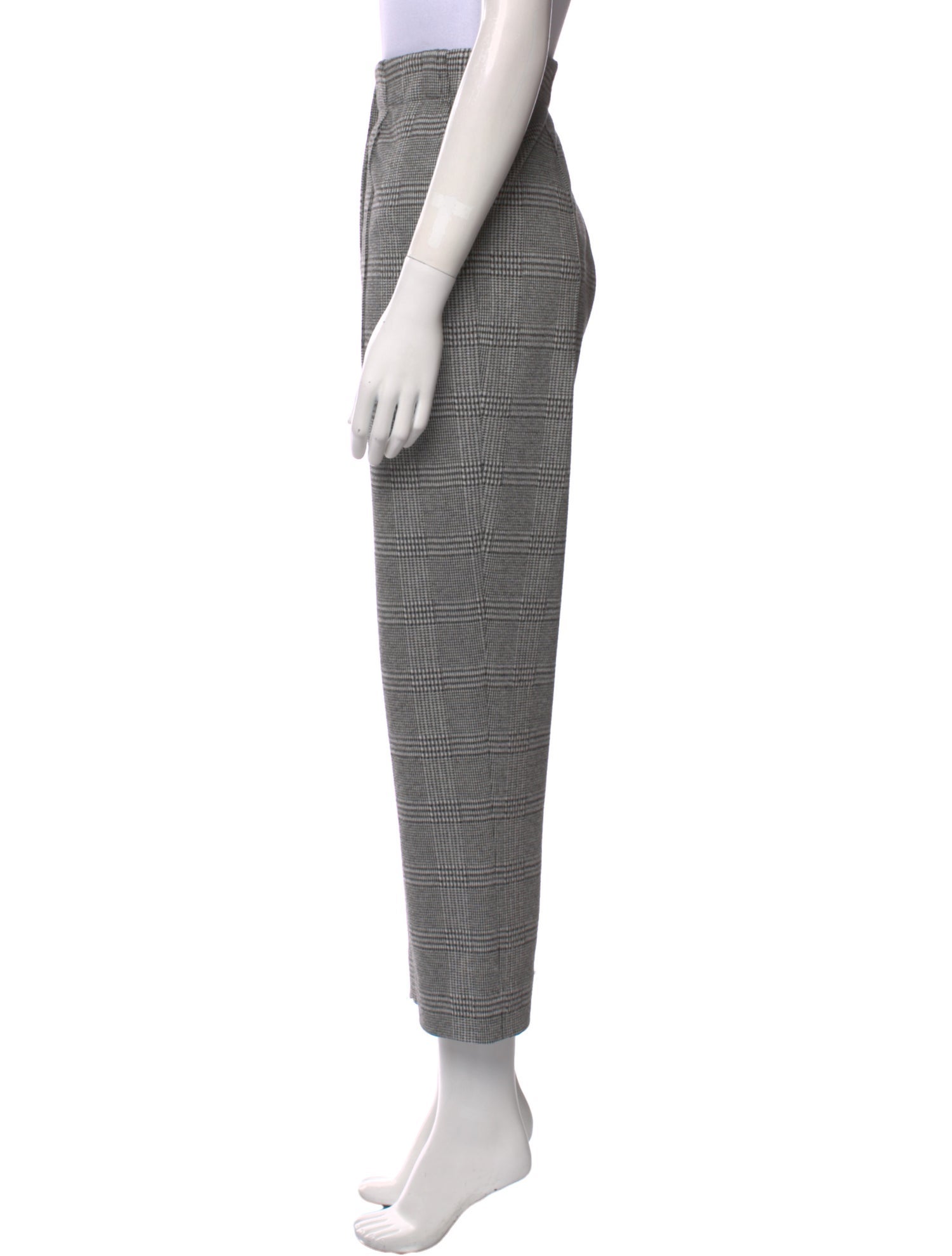 Jason Wu Collection Plaid Print Straight Leg Pants