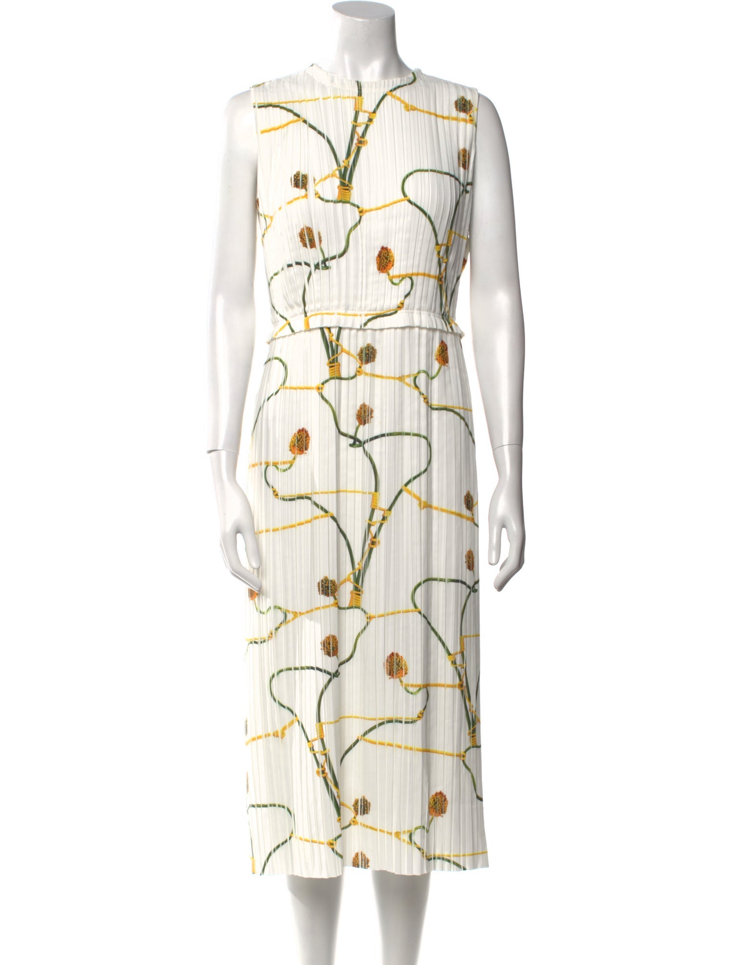 Jason Wu Collection Printed Midi Length Dress