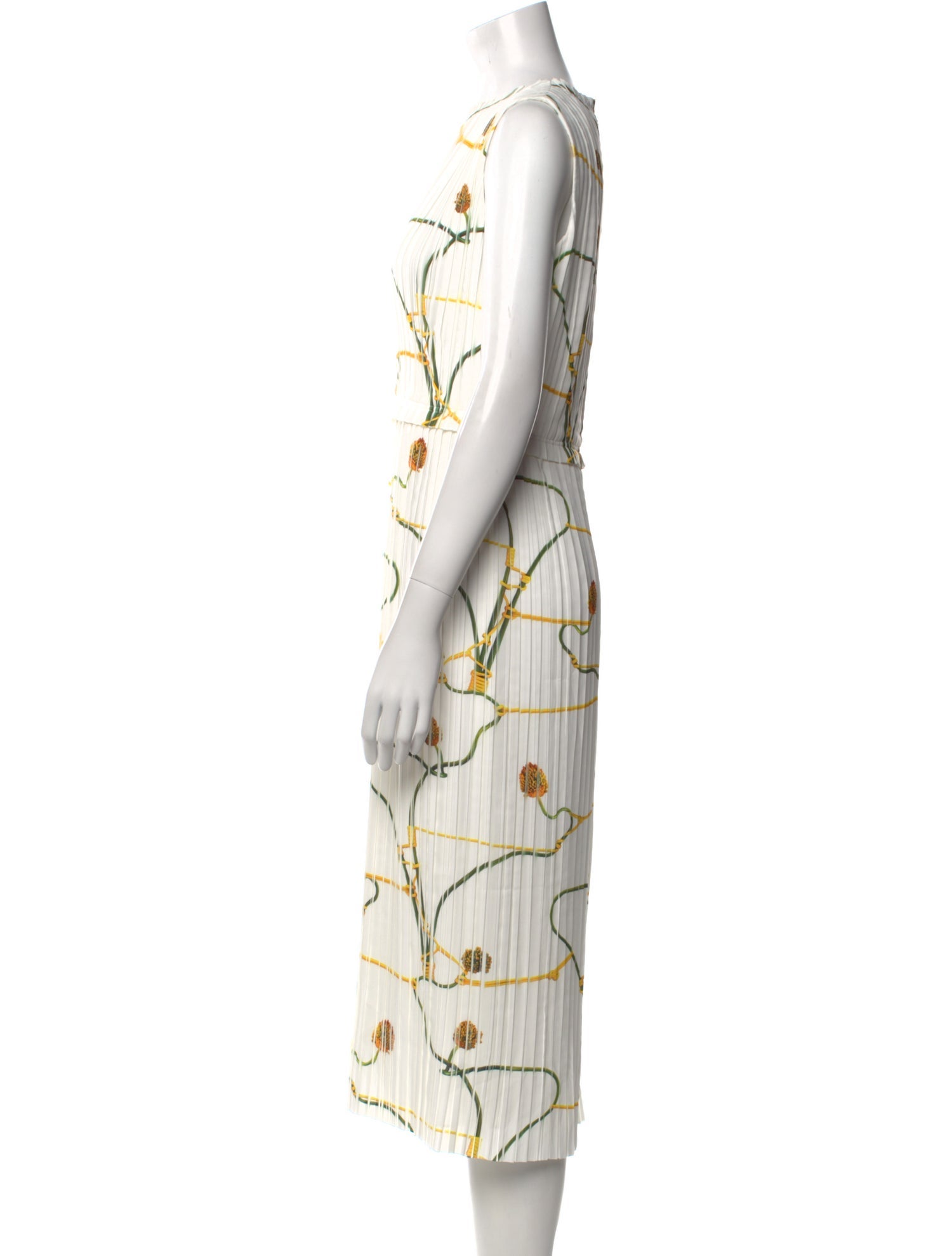 Jason Wu Collection Printed Midi Length Dress