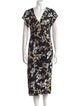 Jason Wu Collection Floral Print Midi Length Dress