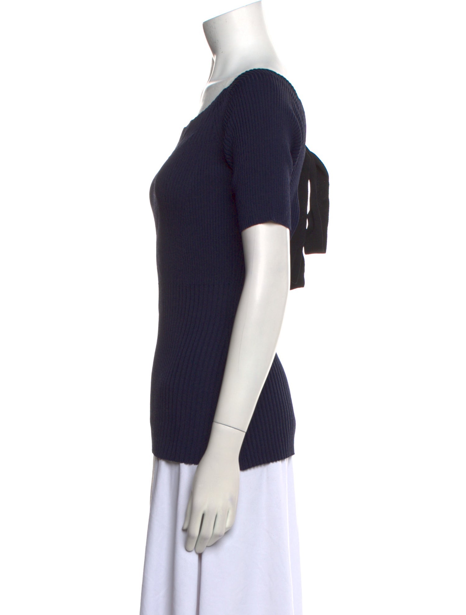 Jason Wu Collection Wool Scoop Neck T-Shirt