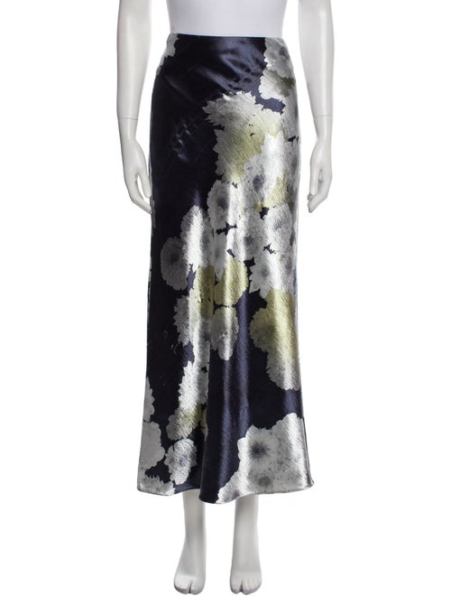 Jason Wu Collection Floral Print Midi Length Skirt