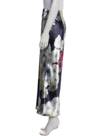 Jason Wu Collection Floral Print Midi Length Skirt