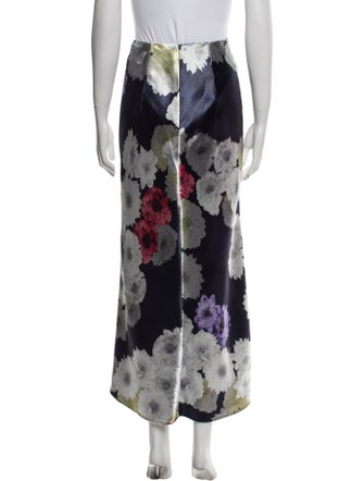 Jason Wu Collection Floral Print Midi Length Skirt
