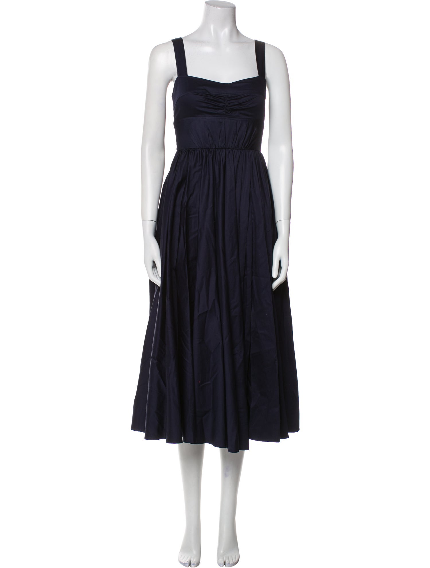 Jason Wu Collection Square Neckline Midi Length Dress