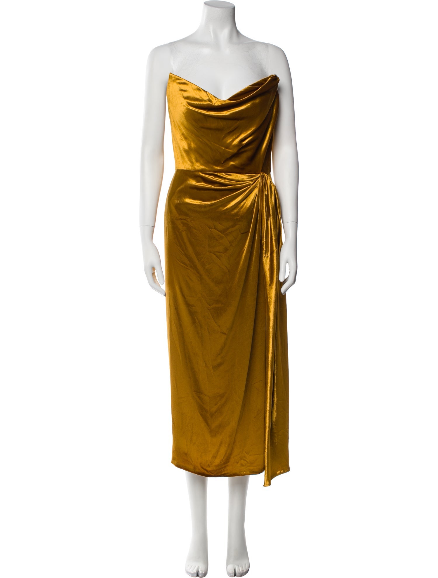Jason Wu Collection Velvet Midi Length Dress