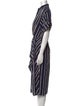 Jason Wu Collection Striped Midi Length Dress