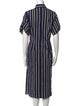 Jason Wu Collection Striped Midi Length Dress