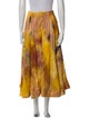 Jason Wu Collection Tie-Dye Print Midi Length Skirt