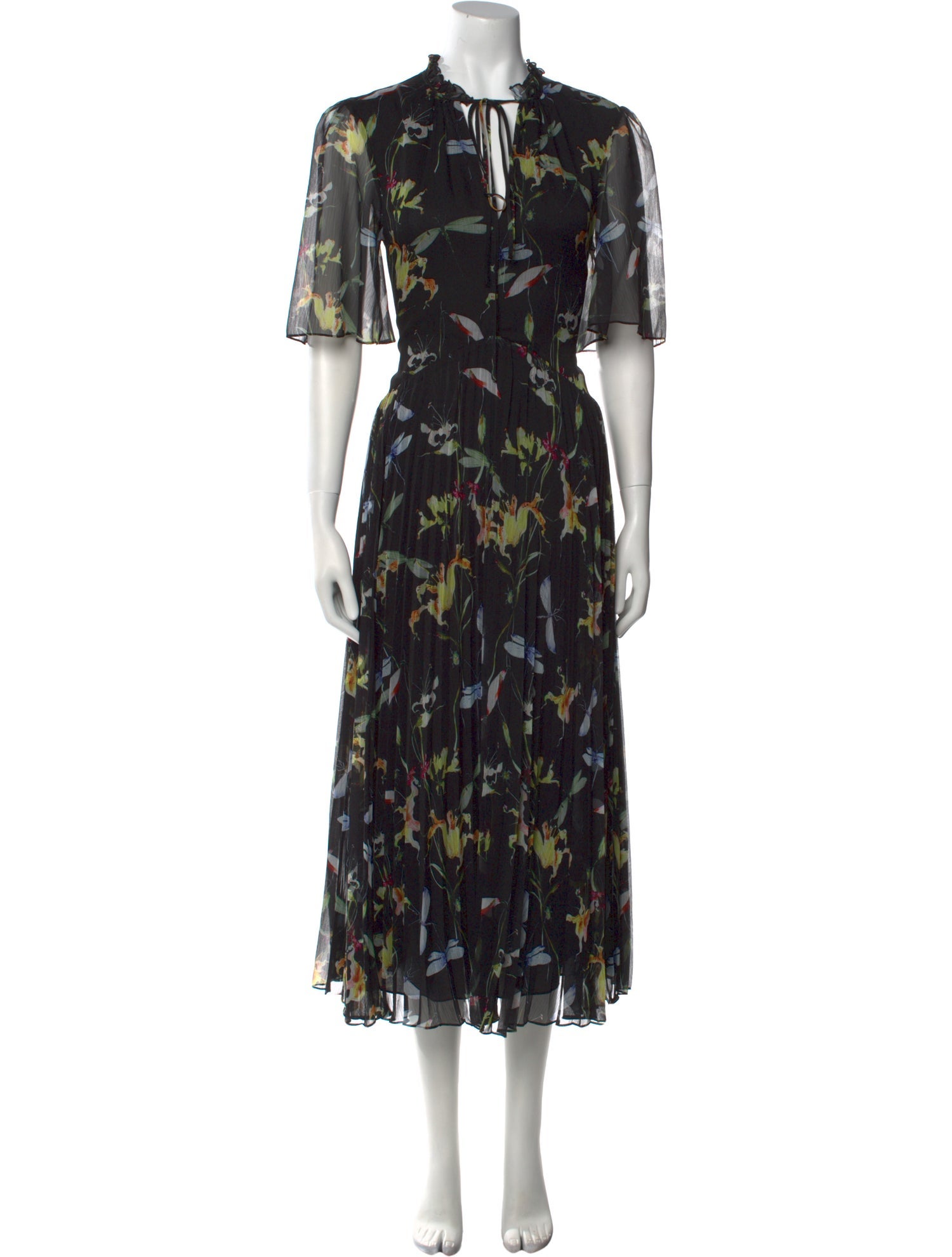 Jason Wu Collection Floral Print Long Dress