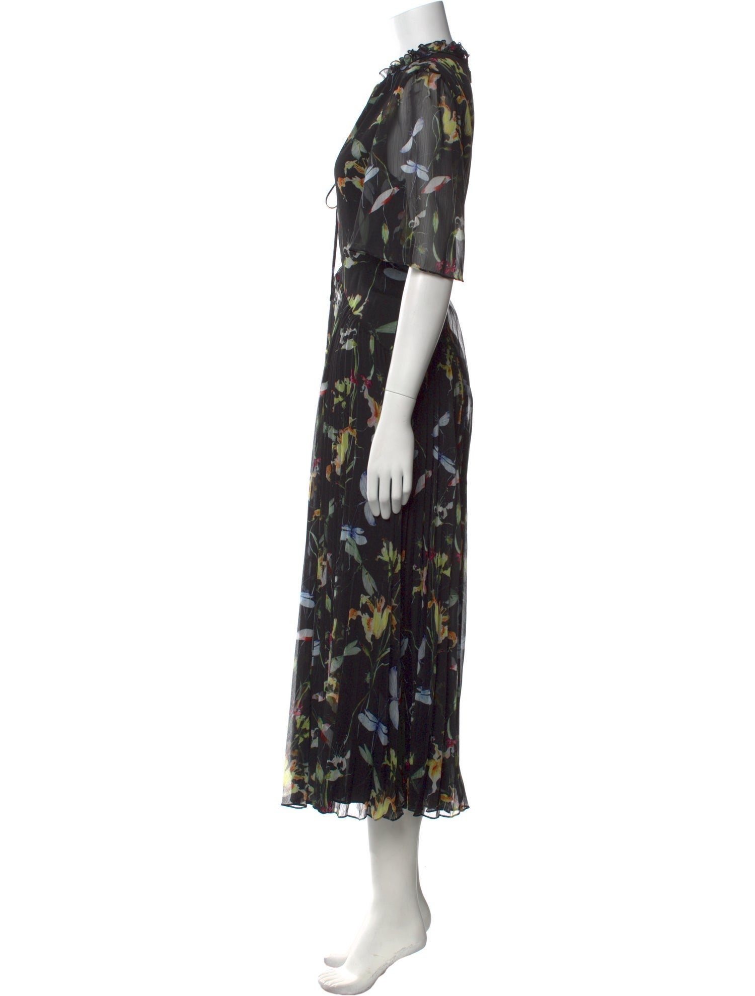 Jason Wu Collection Floral Print Long Dress