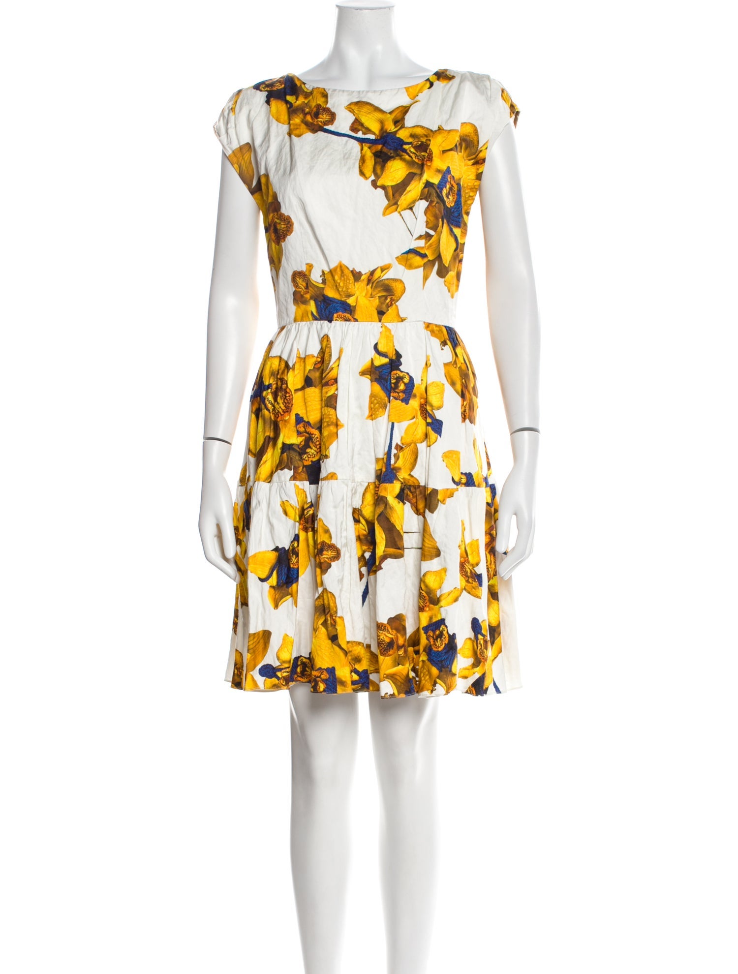 Jason Wu Collection Floral Print Mini Dress