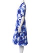 Jason Wu Collection Tie-Dye Print Midi Length Dress