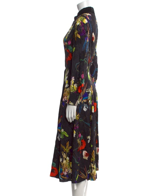 Jason Wu Collection Floral Print Midi Length Dress