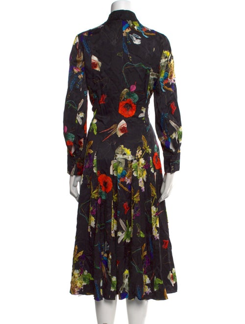 Jason Wu Collection Floral Print Midi Length Dress
