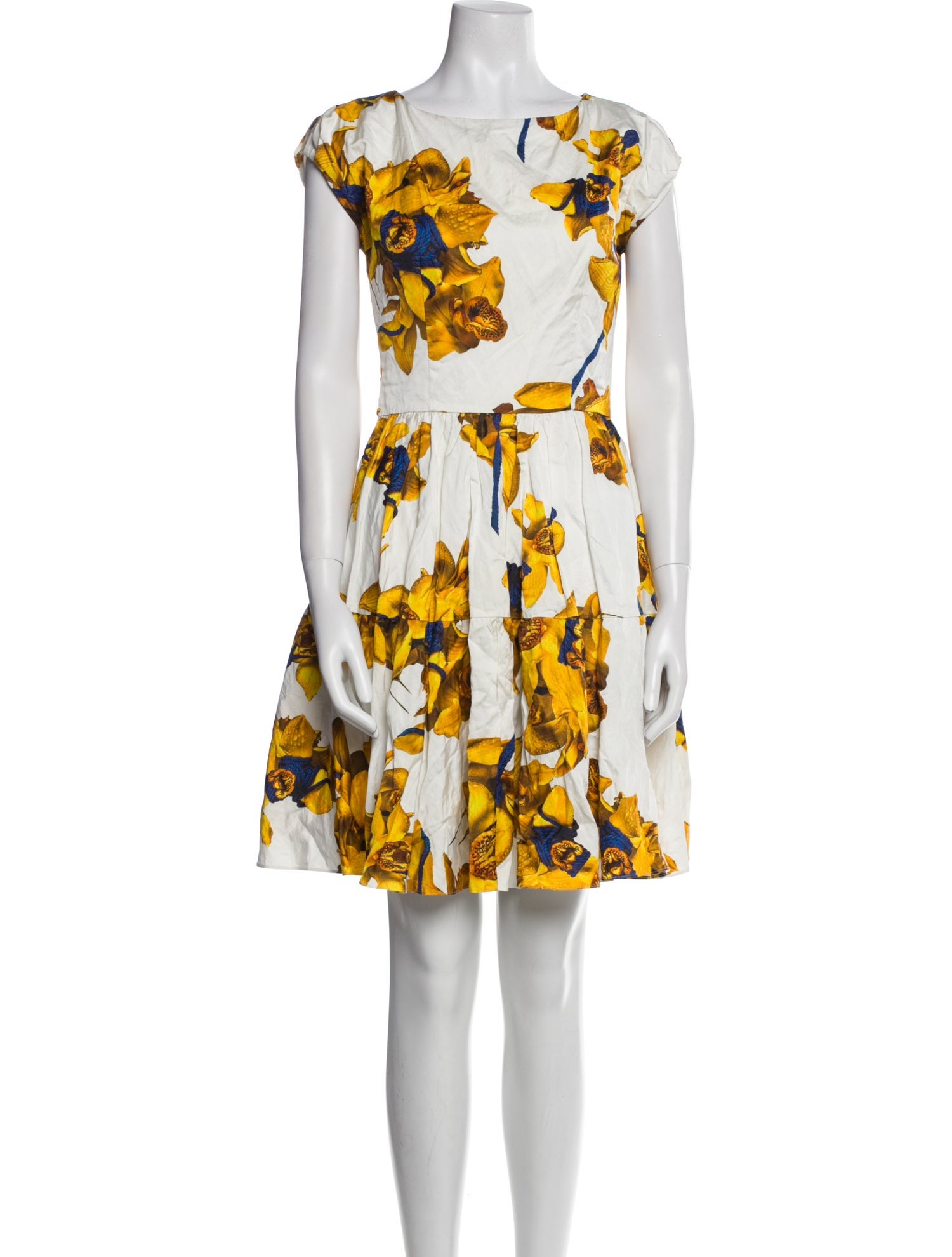 Jason Wu Collection Floral Print Mini Dress