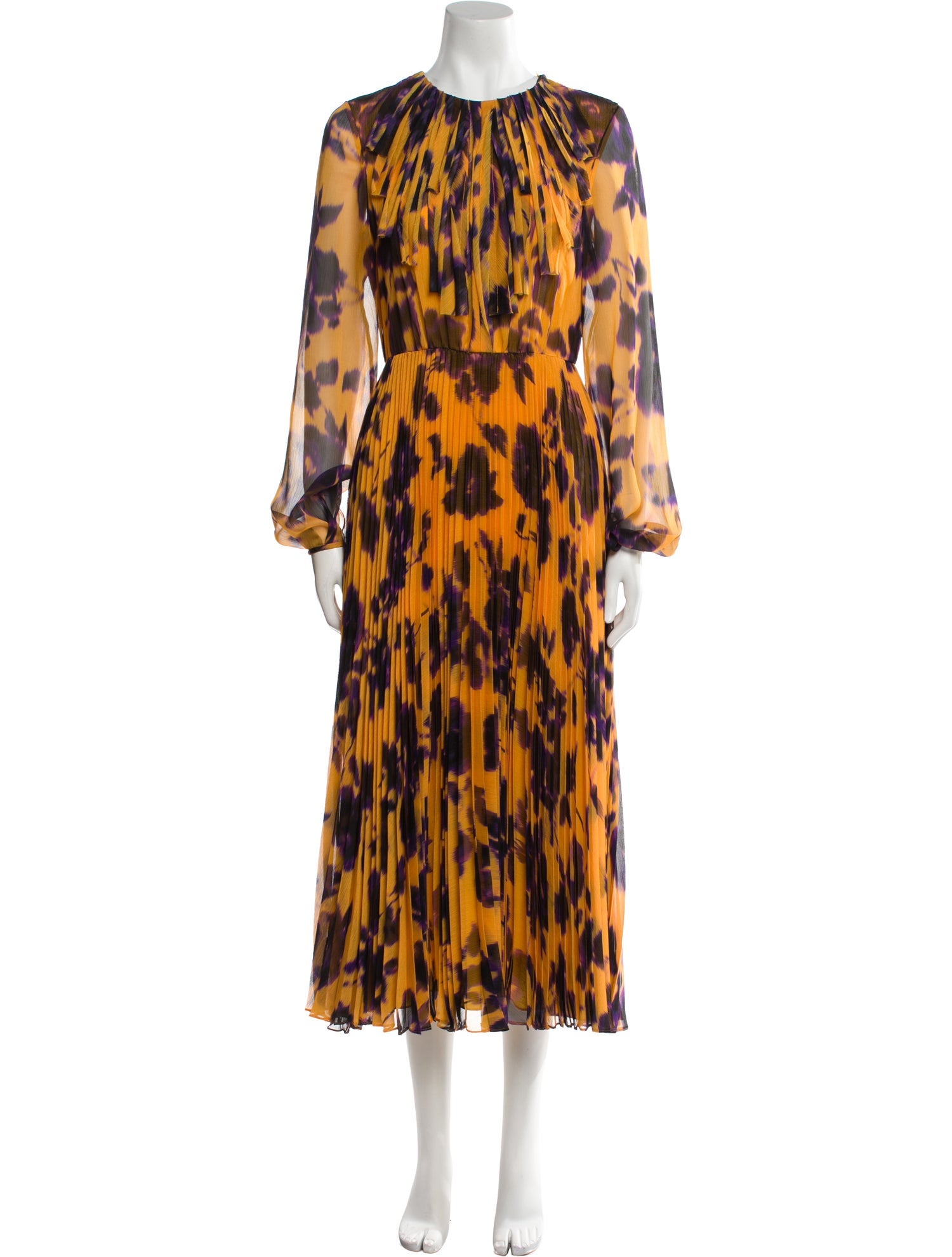 Jason Wu Collection Animal Print Long Dress