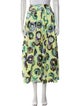 Jason Wu Collection Floral Print Midi Length Skirt