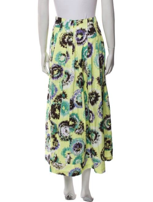 Jason Wu Collection Floral Print Midi Length Skirt