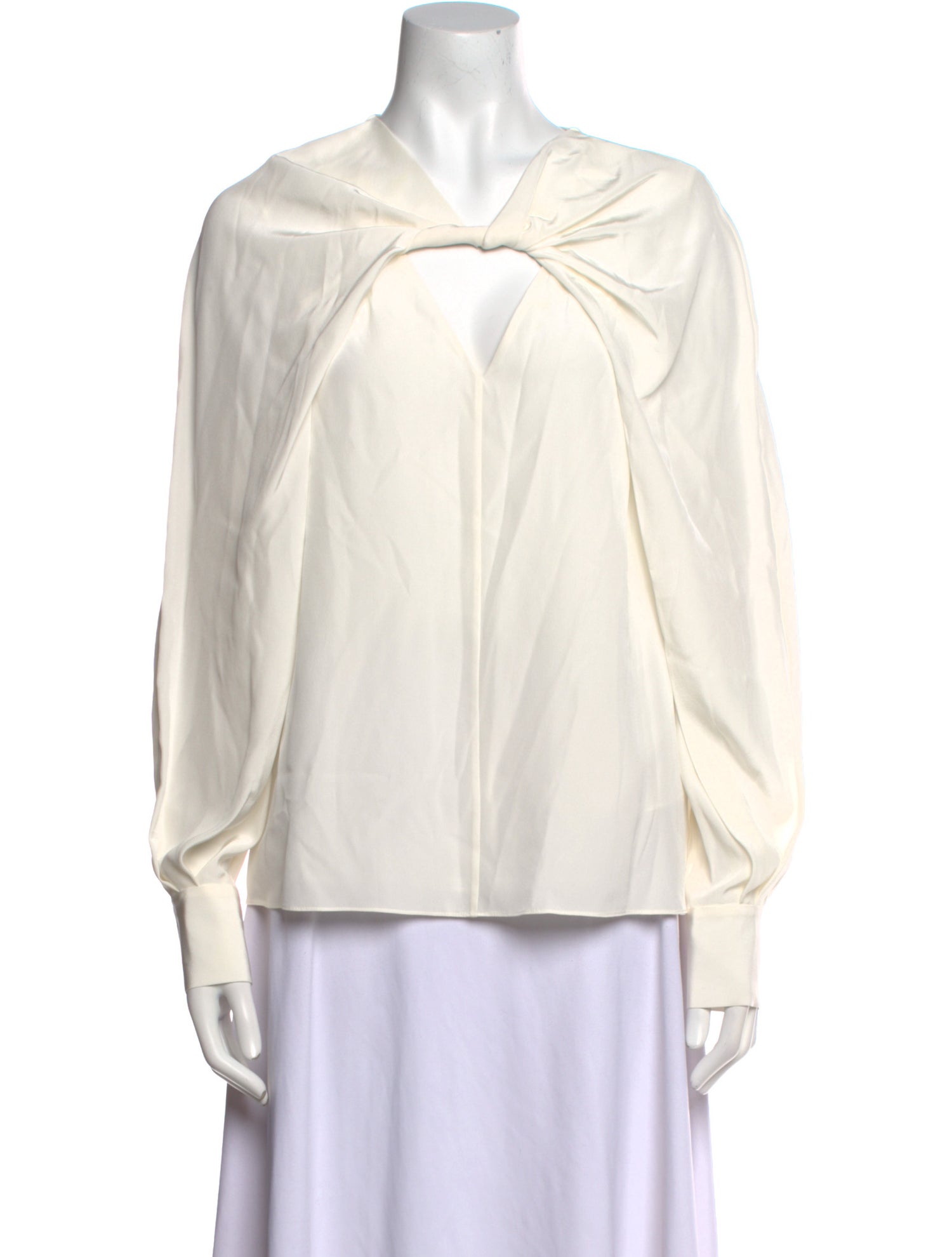 Jason Wu Collection Silk V-Neck Blouse w/ Tags