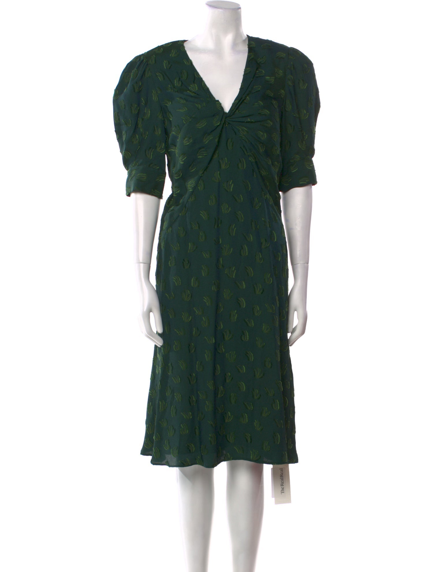 Jason Wu Collection Floral Print Midi Length Dress