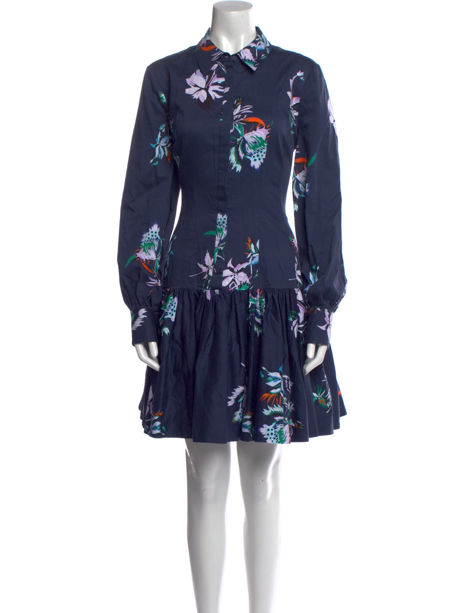 Jason Wu Collection Floral Print Mini Dress