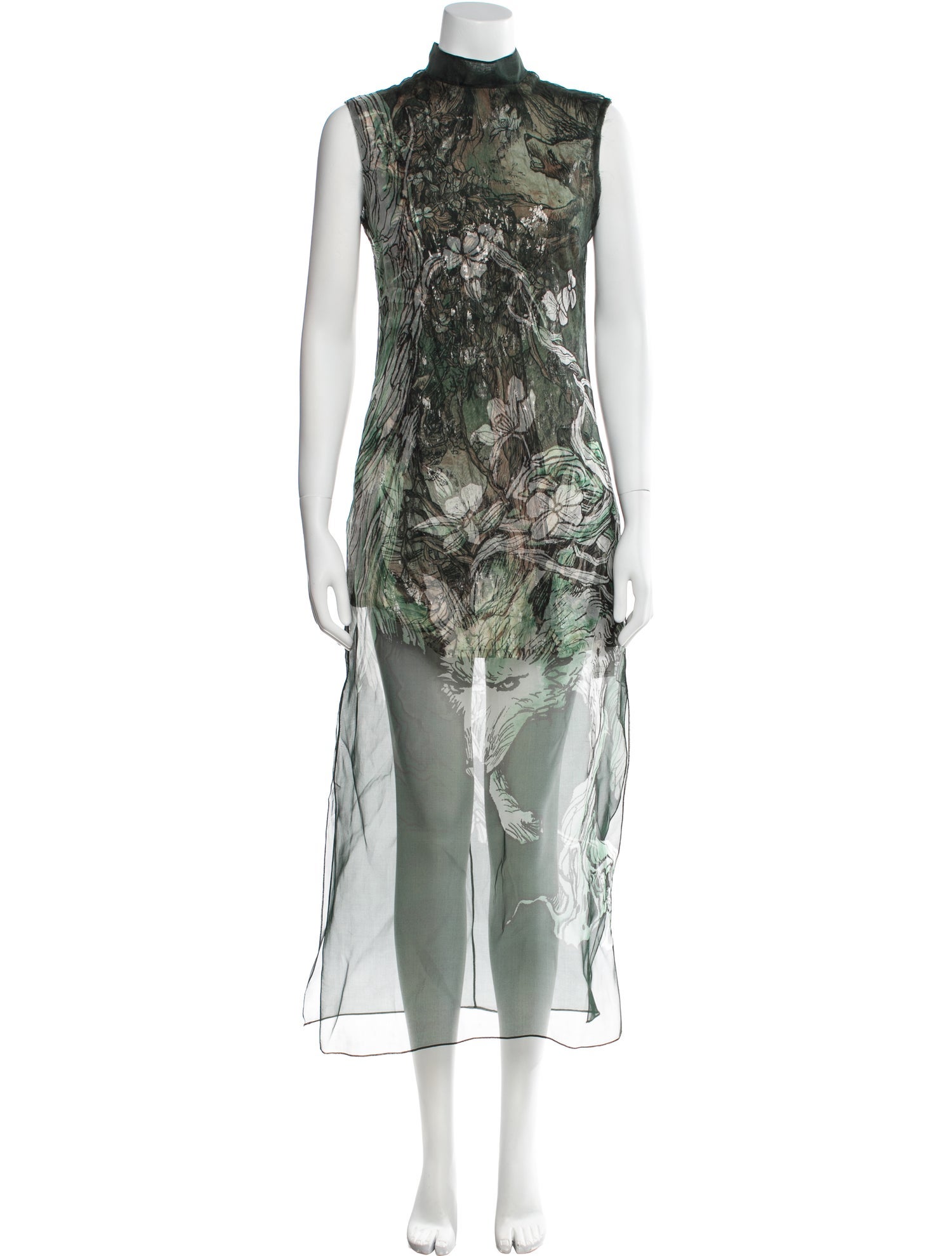 Jason Wu Collection Silk Long Dress