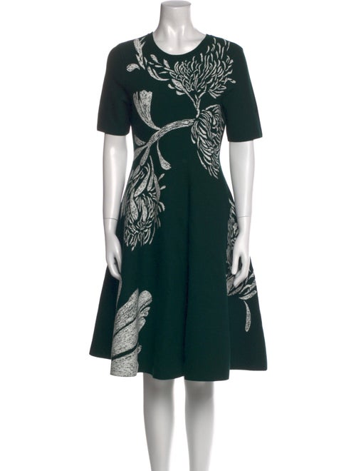 Jason Wu Collection Floral Print Knee-Length Dress